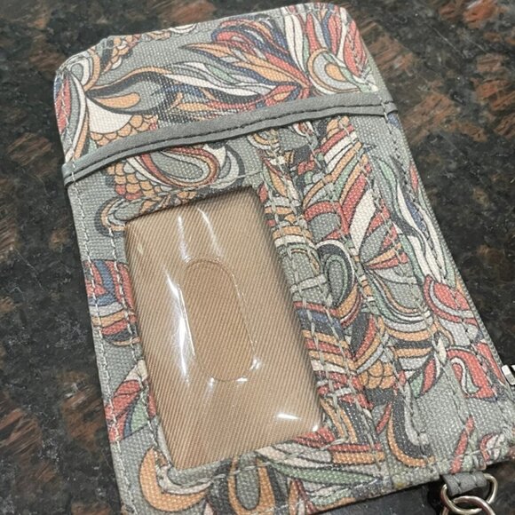 SAKROOTS KEYCHAIN MINI WALLET GRAY MULTICOLORS - Picture 14 of 15